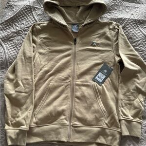 New Balance Tan Zip-Up Hoodie